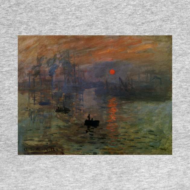 Impression, Sunrise by Claude Monet by MasterpieceCafe